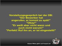 Vorstellungsgespr�ch bei der DB