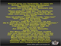 Kommt einer zur Tankstelle