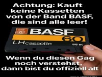 Vorsicht: Leerkassetten-Gag!