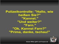 Polizeikontrolle