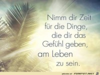 nimm dir Zeit