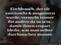 enttaeuscht und ausgenutzt 