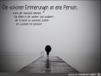 erinnerungen an eine Person....