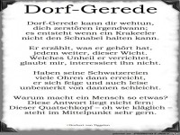 Dorfgerede 2018