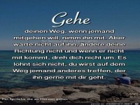 Gehe deinen Weg