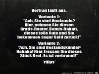 Bestandskunden werden vernachl�ssigt