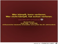 Wer kmpft, kann verlieren