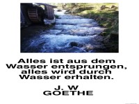 Alles ist aus dem Wasser