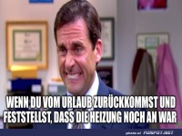 Nach dem Urlaub Heizung anlassen