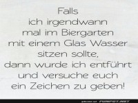 Biergarten-Entfhrung: Humorvolles Zitat