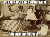 Humorvolle Darstellung von Macht und Hierarchie