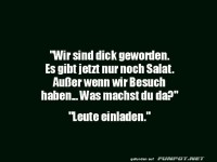 Humorvolles Zitat ber gesunde Ernhrung