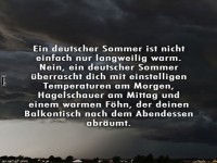 Deutscher Sommer: Vom F�hn verweht!