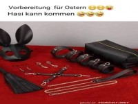 Vorbereitungen f�r den besonderen Osterhase!