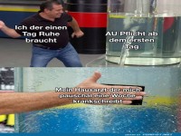 Ein Tag Ruhe oder eine Woche krankgeschrieben?
