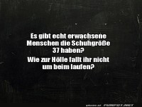 Das Geheimnis der Mini-Schuhgr��e