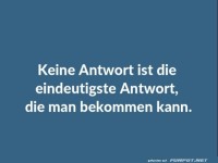 keine Antwort