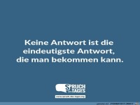 keine Antwort