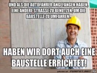 Neue Baustelle ist prompt da