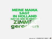 Zimmer riecht wie Holland