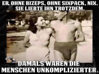 Einfachheit der Liebe in der Vergangenheit