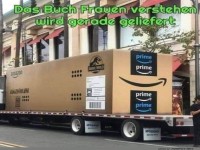 Riesige Buchlieferung auf der Stra�e