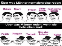 Ueber was Maenner reden