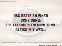 Das Beste an einer Scheidung