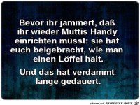 Bevor ihr jammert...