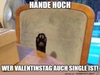 Wer ist am Valentinstag auch Single?