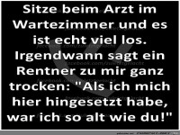 Sitze beim Arzt