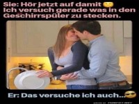 Humorvolles Missverständnis in der Küche