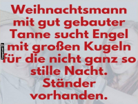 Weihnachtsmann sucht Party-Engel