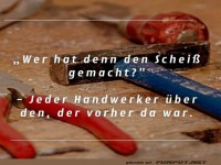Handwerker-Allergie: Schuld ist immer der Vorg�nger