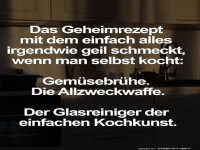 Der Glasreiniger der K�che