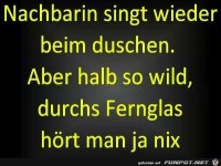Nachbarin singt