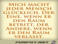 mich macht jeder Mensch gluecklich 