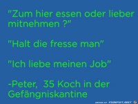 Zum hier essen oder mit nehmen