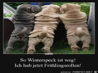 so winterspeck ist weg