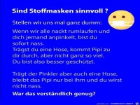 sind Stoffmasken sinnvoll?