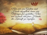 Nur wer sein gestern und heute akzeptiert