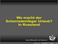 Wo macht der Schornsteinfeger Urlaub?