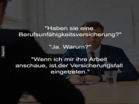 Interview mit unerwarteter Wendung