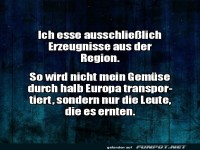 Erzeugnisse aus der Region