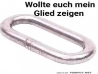 Kleiner Scherz mit großem Glied