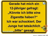 Gerade hat mich ein 12jaehriger gefragt