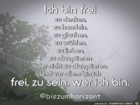ich bin frei