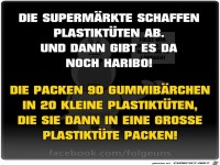 Plastikt�ten werden abgeschafft