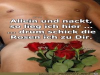 Allein und nackt