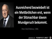 Ausreichend bezwiebelt ist ein Mettbr�tchen erst